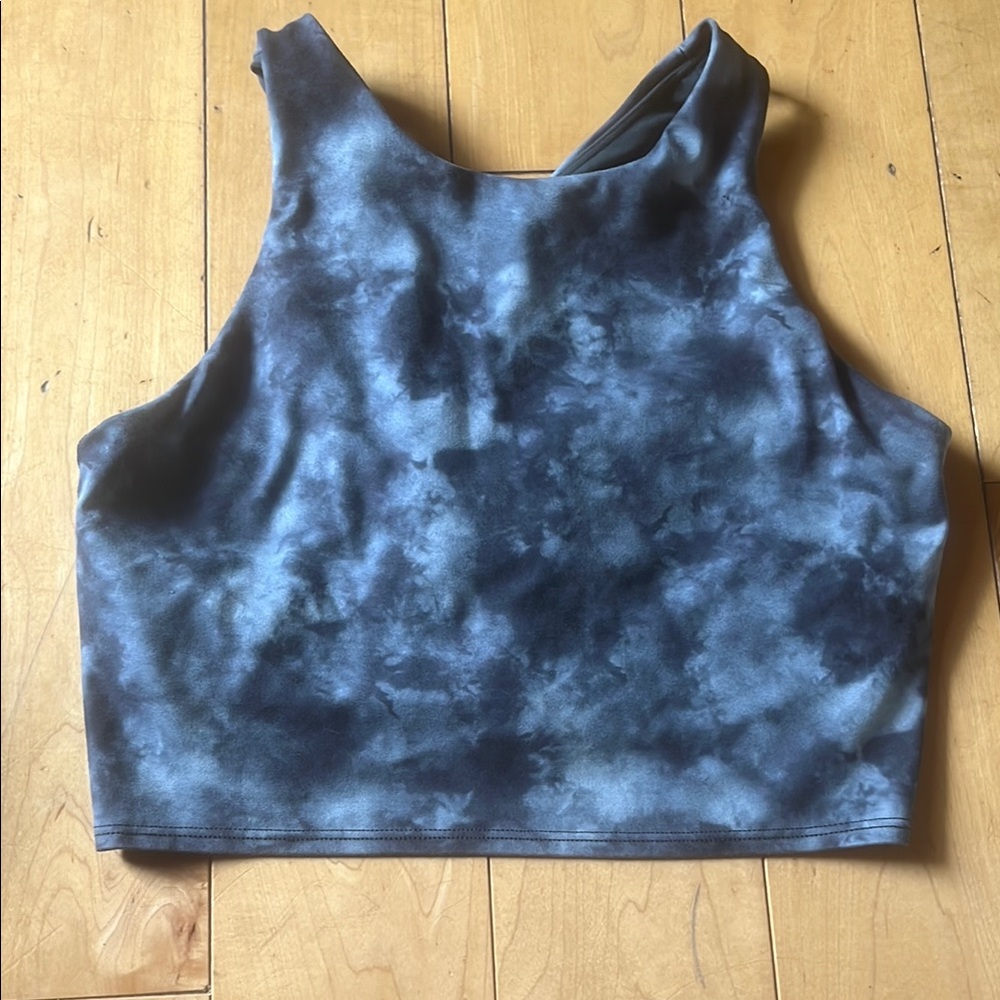 Athleta Blue Tie-Dye Women's tank bra top